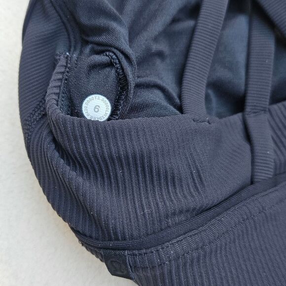 Lululemon Energy Black Longline Ribbed Sports Bra - Picture 7 of 9